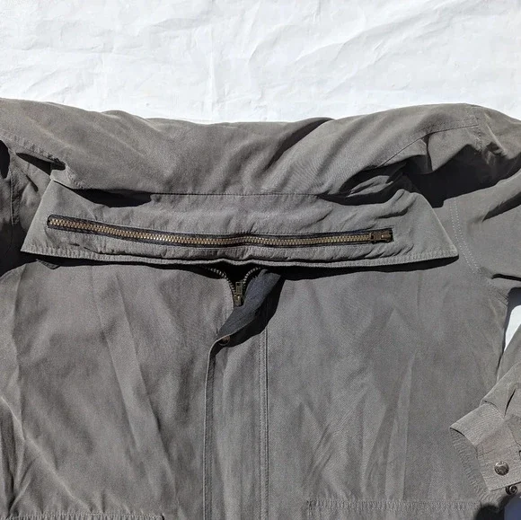 Vintage Mens Green Weatherman Jacket with  Zip Out Layer - Size 40 - Picture 5 of 11
